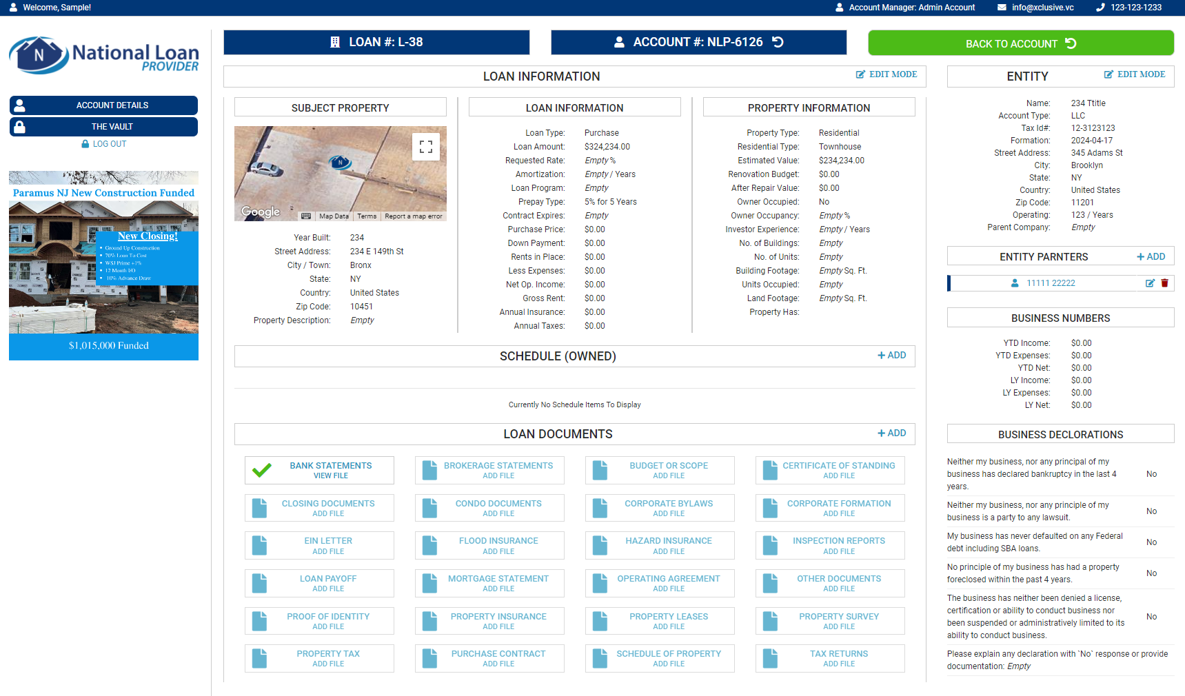 VAULT System Screenshot