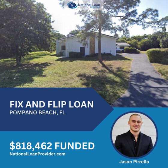 Closed real estate investment loan deal funded by National Loan Provider