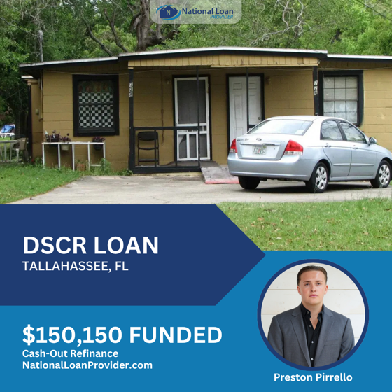 Closed real estate investment loan deal funded by National Loan Provider