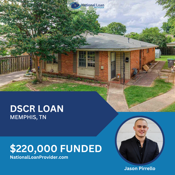 Closed real estate investment loan deal funded by National Loan Provider