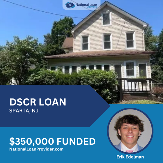 Closed real estate investment loan deal funded by National Loan Provider