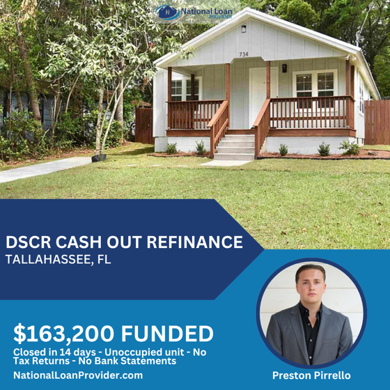 Closed real estate investment loan deal funded by National Loan Provider