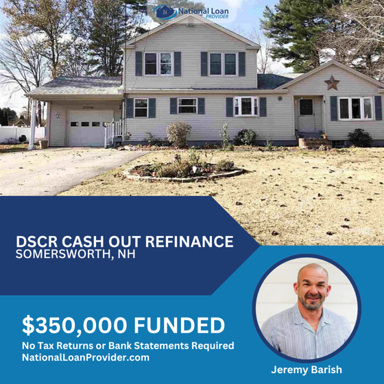 Closed real estate investment loan deal funded by National Loan Provider