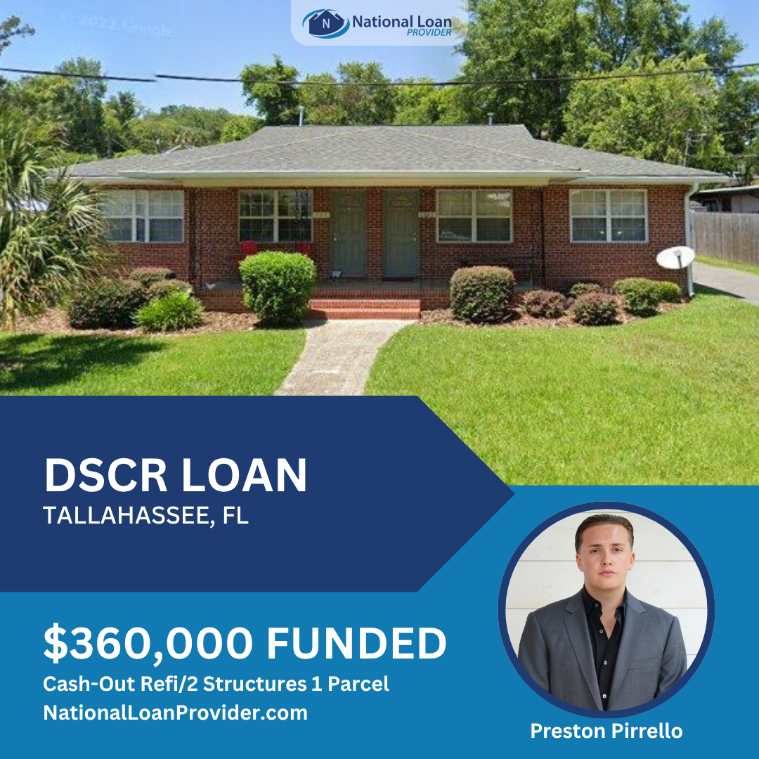 Closed real estate investment loan deal funded by National Loan Provider
